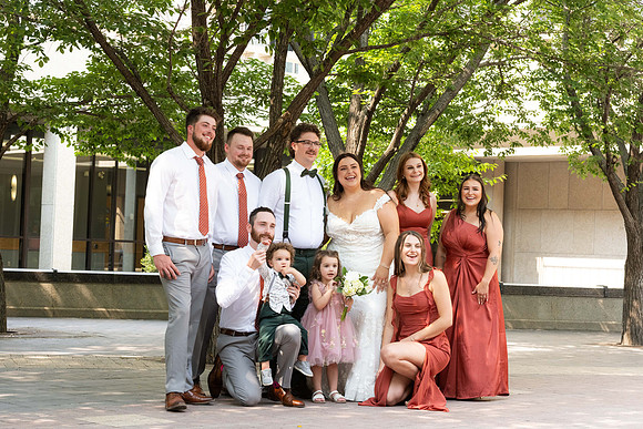 Swain Wedding Bridal Party 3556